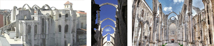 Iglesia y convento do Carmo en Lisboa